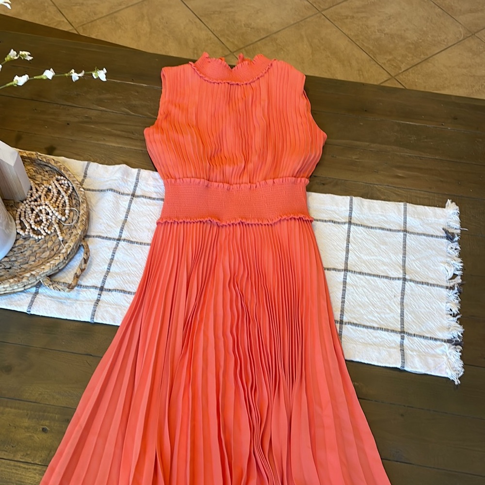 Coral dress